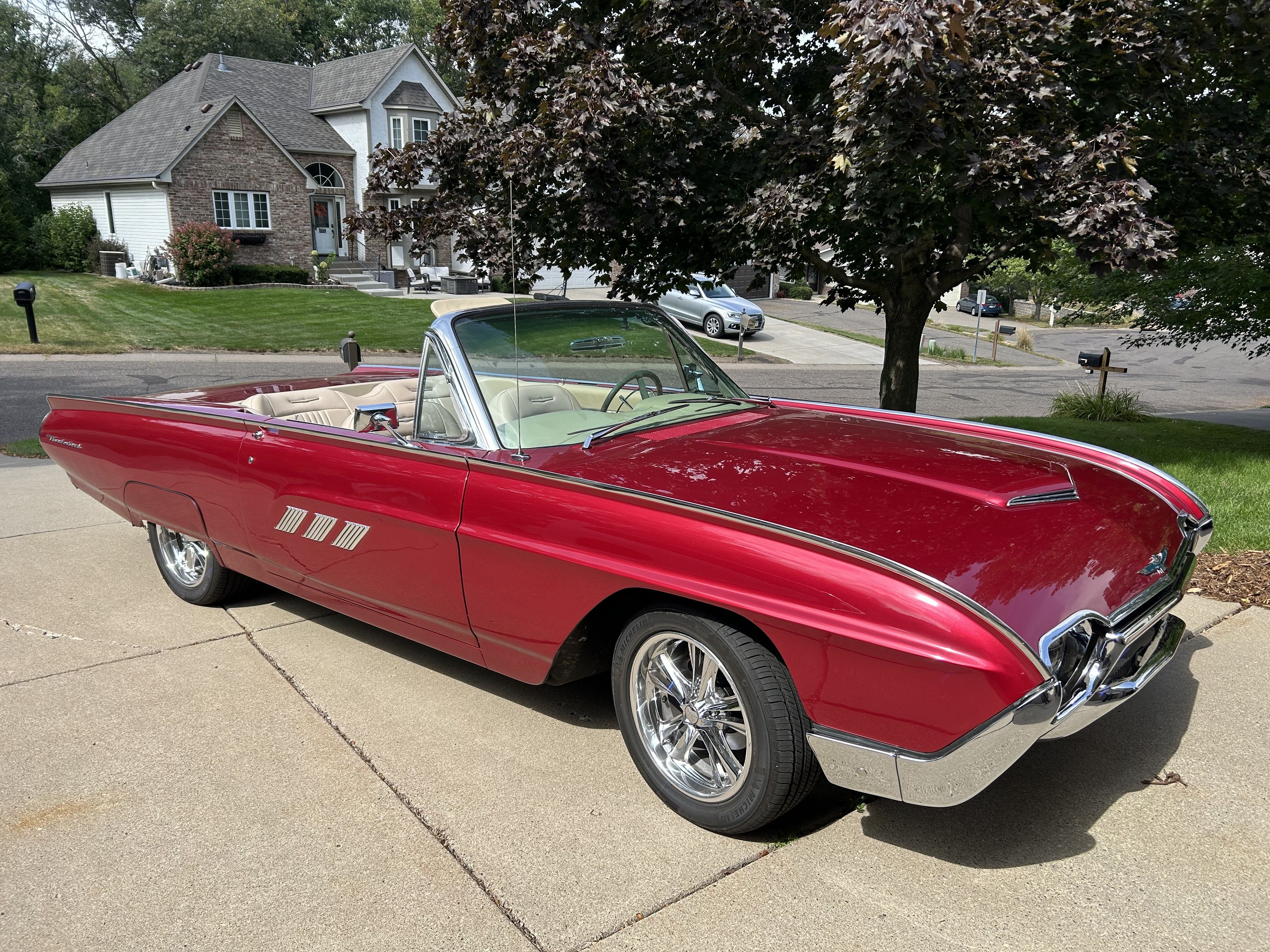 Restored and Customized 1963 Ford Thunderbird Convertible With a ...