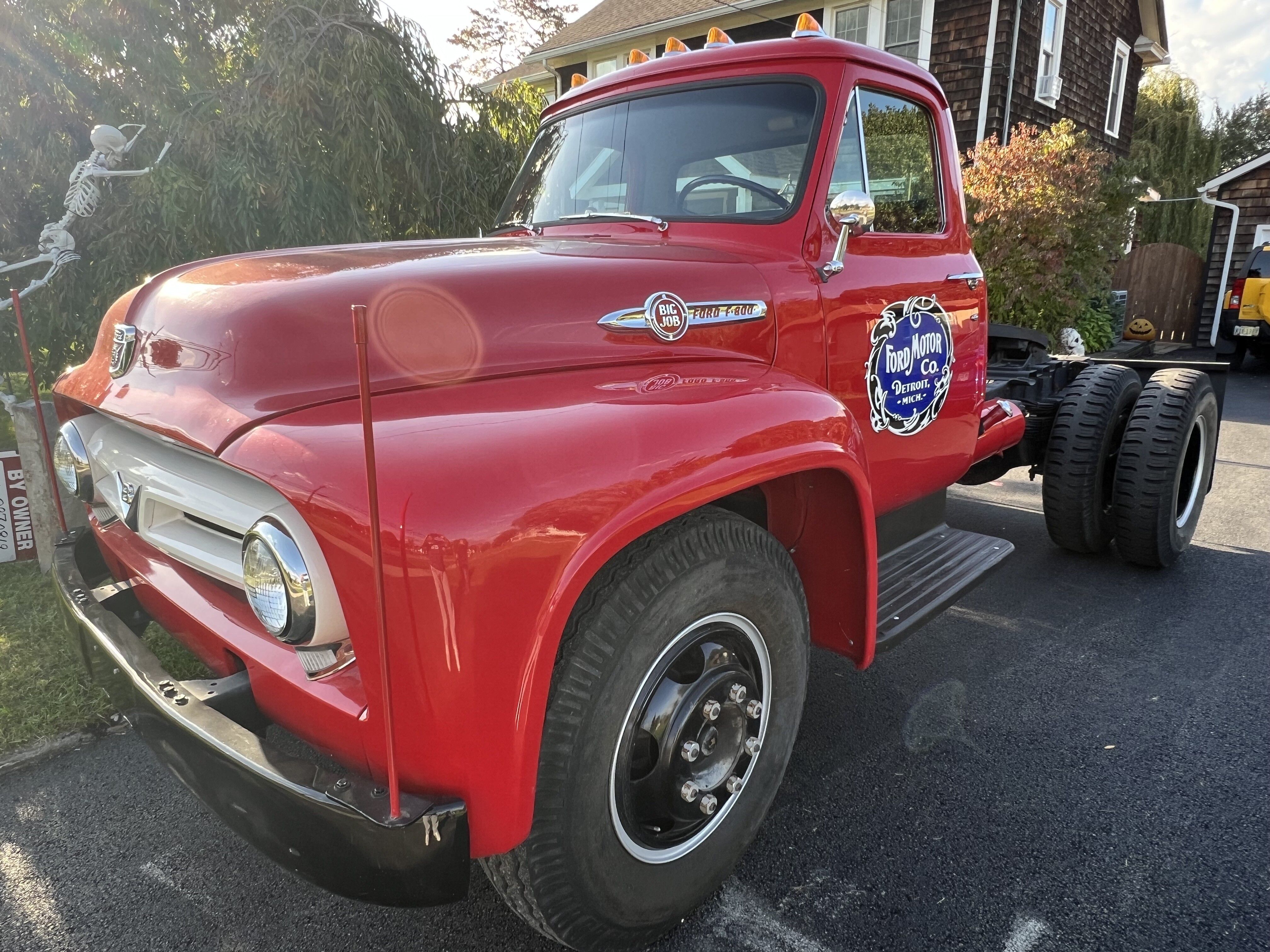 Restored 1953 Ford F800 Commercial Tractor | Hemmings